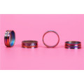 Titanium Bicycle Headset Spacer Lavadoras piezas de bicicletas